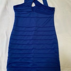 Blue short dress